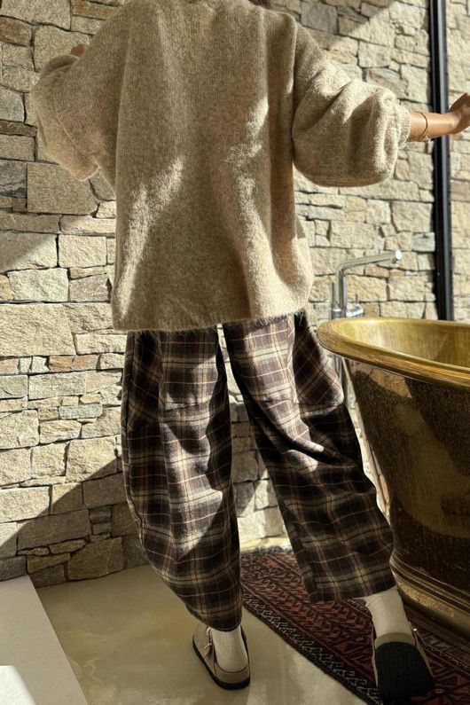 Sadaka Batwing Knit Camel Marl